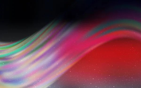 Темно Червона Векторна Текстура Молочними Зірками Блискуча Абстрактна Ілюстрація Барвистими — стоковий вектор