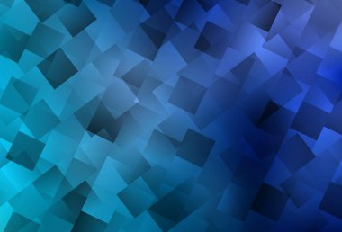 Dikdörtgen biçiminde hafif BLUE vektör dokusu. Dikdörtgenli soyut gradyan çizimi. Reklamlar için desen.