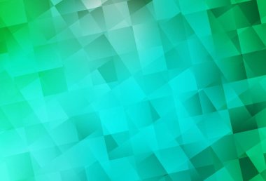 Çizgiler, dikdörtgenler ile Açık Yeşil vektör düzeni. Renkli dikdörtgenler kümesi ile İllüstrasyon. Desen web siteleri için kullanılabilir.