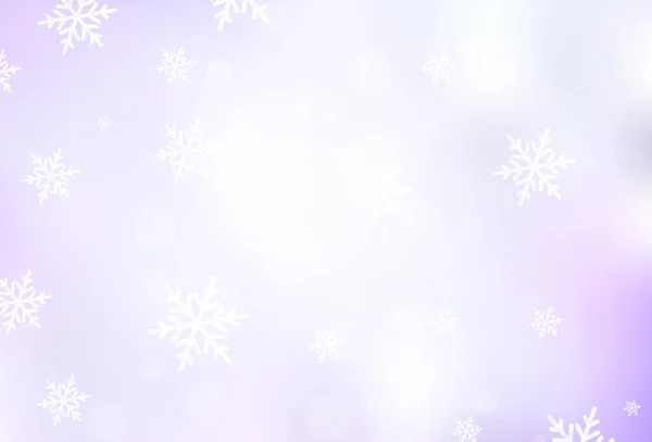 Light Purple Vektor Háttér Xmas Stílusban Egyszerű Gradiens Illusztráció Karácsonyi — Stock Vector