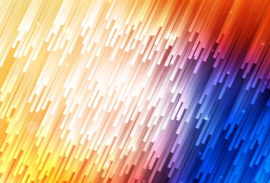 Açık mavi, düz çizgileri olan sarı vektör düzeni. Bulanık arkaplanda gradyanı olan çizgiler. İş ilanınız için akıllı tasarım.