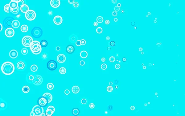 Light Blue Green Vector Template Circles Abstract Illustration Colored Bubbles — Stock Vector