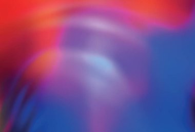 Açık mavi, kırmızı vektör parlak şablonu bulanıklaştırdı. Parlak renkli bir illüstrasyon. İş tasarımınız için yeni biçim.