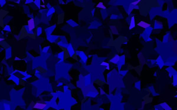 Σκούρο Ροζ Μπλε Διανυσματική Υφή Όμορφα Αστέρια Αστέρια Θολό Αφηρημένο — Διανυσματικό Αρχείο