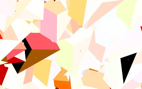 Light Multicolor Vektor Struktur Med Triangulär Stil Abstrakt Lutning Illustration — Stock vektor