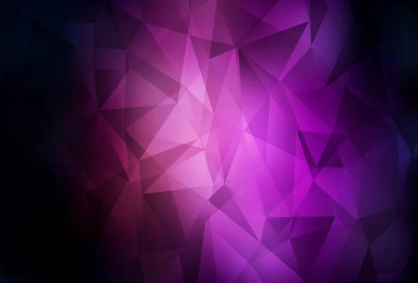 Modèle Polygonal Vecteur Violet Foncé Illustration Créative Demi Teinte Avec — Image vectorielle