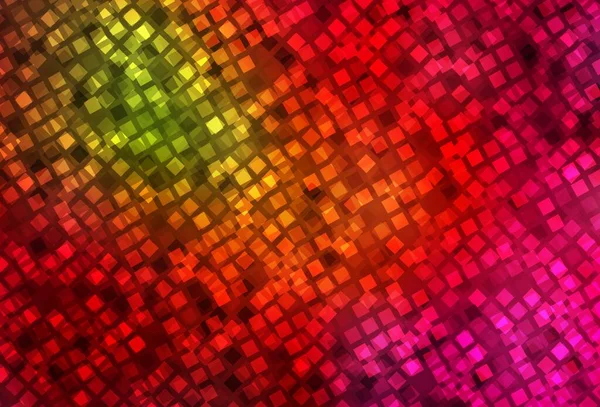 Mörkgrön Röd Vektor Layout Med Linjer Rektanglar Glitter Abstrakt Illustration — Stock vektor