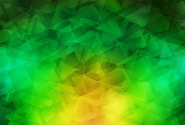 Світло Зелений Жовтий Вектор Абстрактний Багатокутний Візерунок Зразок Полігональними Фігурами — стоковий вектор