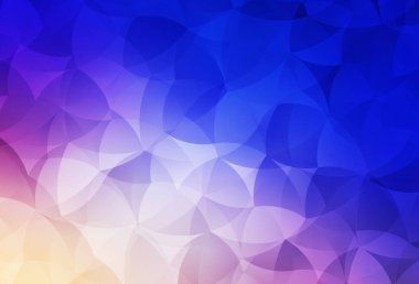 Pembe ışık, vektör düşük poli düzen mavi. Çokgen şekilleri ile bir örnek. Web siteniz için köşeli tasarım.