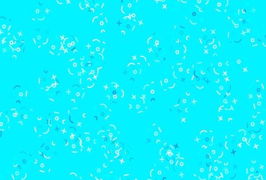 Açık mavi, Digit sembollü yeşil vektör deseni. Bulanık tasarım, basit bir şekilde, rakamların toplanmasıyla. Üniversite reklamı için akıllı tasarım.