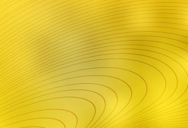 Açık sarı çizgili vektör arkaplanı. Soyut tarzda gradyan çizgilerle akıllı illüstrasyon. Reklamınız için yepyeni tasarım..