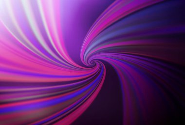 Eğri çizgileri olan koyu pembe vektör arkaplan. Değişken çizgileri olan renkli geometrik örnek. İşiniz için yepyeni bir tasarım..