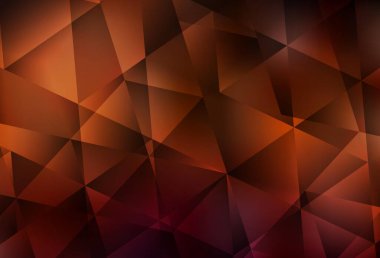 Koyu kırmızı vektör eğimli üçgen şablon. Origami stilinde gradyan ile yaratıcı geometrik illüstrasyon. Web siteniz için yeni bir doku.