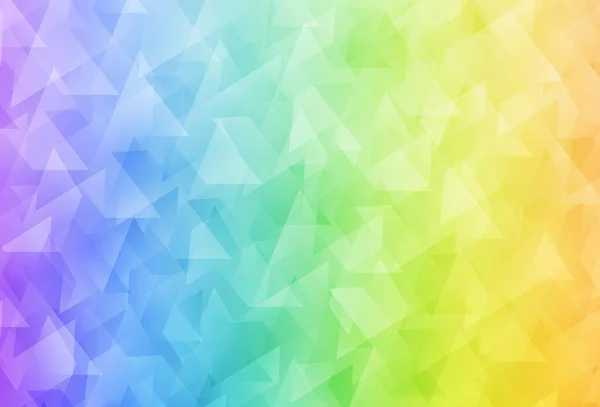 Licht Multicolor Vector Template Met Rhombus Decoratief Design Abstracte Stijl — Stockvector