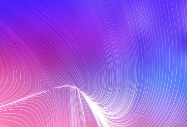 Açık pembe, renkli çizgileri olan mavi vektör dokusu. Çizgilerle modern geometrik soyut çizim. Güzel geçmişiniz için şablon.