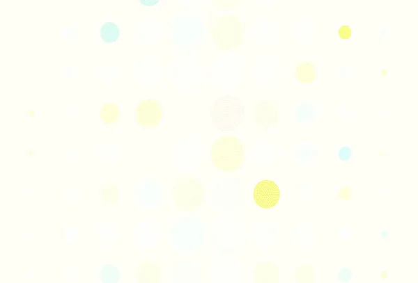 Světlé Vícebarevné Pozadí Tečkami Abstraktní Ilustrace Barevnými Bublinami Přírodním Stylu — Stockový vektor