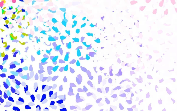 Светлый Многоцветный Векторный Фон Абстрактными Формами Простая Красочная Иллюстрация Абстрактными — стоковый вектор