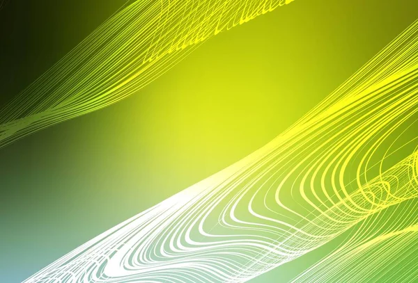 Ljusgrön Gul Vektor Suddig Glans Abstrakt Konsistens Modern Abstrakt Illustration — Stock vektor