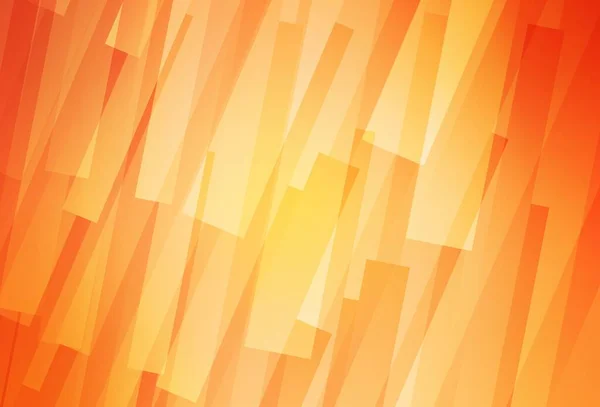 用正方形的光橙色矢量图案 现代抽象图解与彩色矩形 贵公司商业广告的精巧设计 — 图库矢量图片