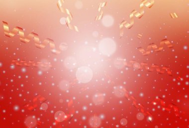 Açık Kırmızı vektör arkaplanı Xmas tarzında. Gradyan Noel elementleri içeren bir Akıllı Çizim. Üniversitenin tanıtımı için akıllı tasarım.