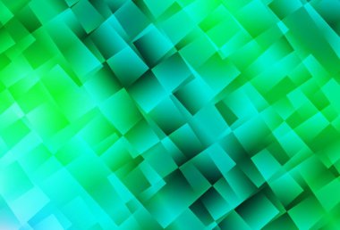 Dikdörtgenli açık yeşil vektör arkaplanı. Soyut arkaplanda dikdörtgenler ve renkli gradyanlar. İniş sayfası için modern şablon.