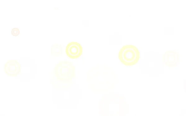 Світло Червоний Жовтий Векторний Фон Плямами Розмиті Бульбашки Абстрактному Тлі — стоковий вектор