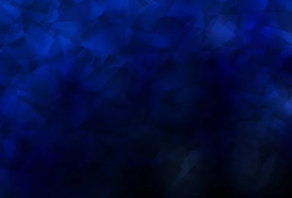 Темно Синий Вектор Совершенно Новая Цветная Иллюстрация Многоугольном Стиле Новый — стоковый вектор