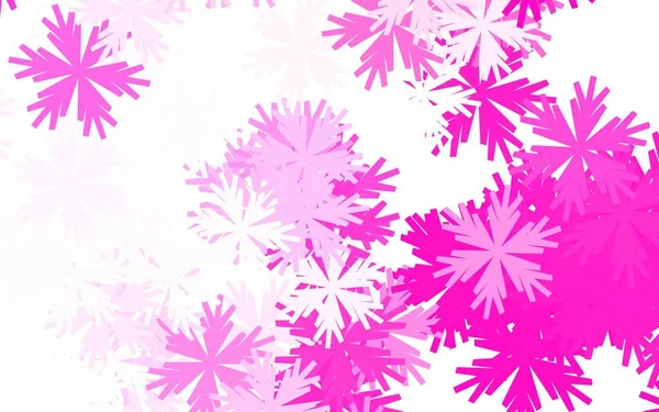 Ανοιχτό Ροζ Διάνυσμα Κομψή Ταπετσαρία Λουλούδια Πολύχρωμη Απεικόνιση Στυλ Doodle — Διανυσματικό Αρχείο