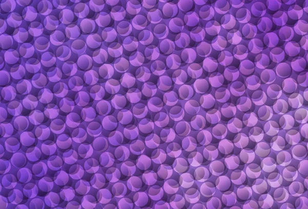 Hellviolettes Vektorlayout Mit Kreisformen Unscharfe Blasen Auf Abstraktem Hintergrund Mit — Stockvektor