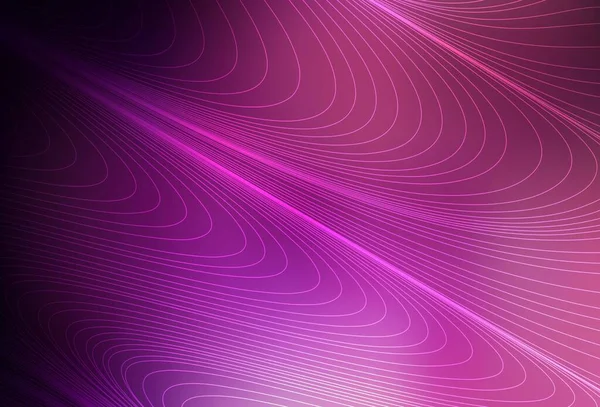 Violet Foncé Disposition Vectorielle Rose Avec Des Lignes Plates Design — Image vectorielle