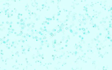 Dairesel açık yeşil vektör şablonu. Parlak renkli soyut çemberlerin olduğu bir resim. İş ilanınız için tasarım.