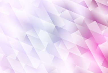 Dikdörtgenli açık pembe vektör arkaplanı. Dikdörtgenleri ve kareleri olan güzel bir çizim. Reklamlar için desen.