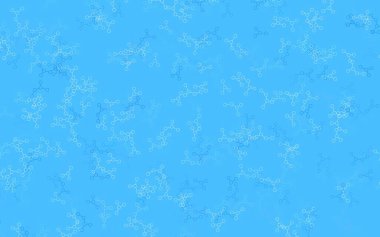 Yapay zeka kavramına sahip açık mor vektör dokusu. Yapay zekanın bağlantı ve noktalarıyla soyut illüstrasyon. Bilim için desen, geleceksel tasarımlar..