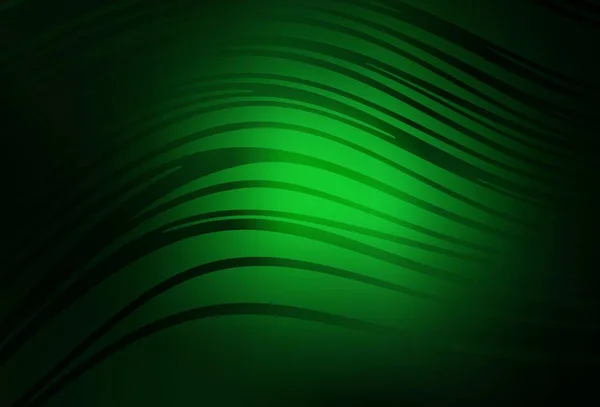 Темно Зеленая Векторная Компоновка Мокрыми Линиями Образец Красочными Линиями Формами — стоковый вектор