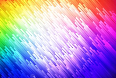 Stright çizgili koyu çok renkli vektör arka plan. Soyut şablondaki çizgilerle renkli parlak illüstrasyon. İşletme reklamınız için akıllı tasarım.