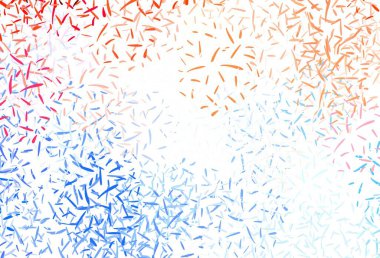 Keskin çizgileri olan açık turuncu vektör deseni. Bulanık dekoratif tasarım basit bir şekilde çizgilerle. Reklamlar, posterler, afişler için desen.