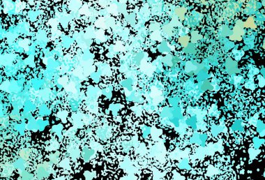 Kaotik şekilli koyu yeşil vektör şablonu. Modern tarzda değişen renkli kaotik formlar. İşiniz için en iyi akıllı tasarım.