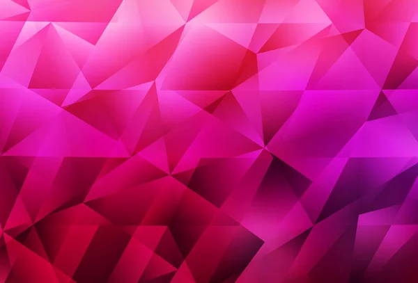 Modèle Polygonal Abstrait Violet Clair Vecteur Rose Une Toute Nouvelle — Image vectorielle