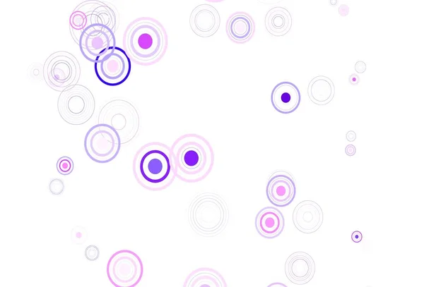 Світло Рожева Синя Векторна Текстура Дисками Розмитий Декоративний Дизайн Абстрактному — стоковий вектор