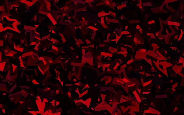 Sötét Vörös Vektor Textúra Gyönyörű Csillagokkal Csillogó Absztrakt Illusztráció Színes — Stock Vector