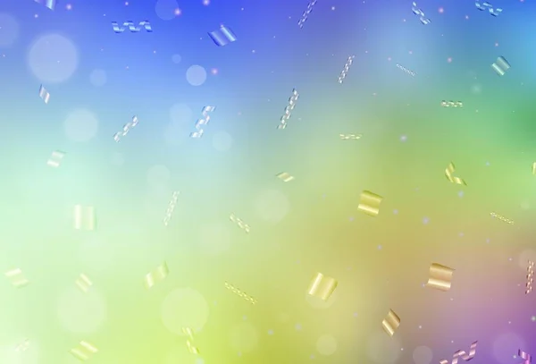 Fond Vectoriel Multicolore Clair Avec Bulles Design Décoratif Flou Dans — Image vectorielle