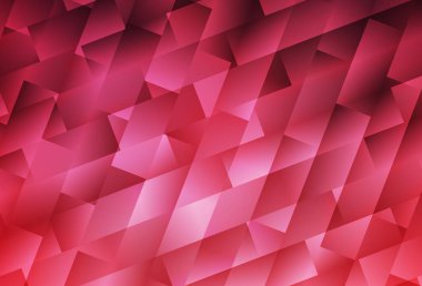 Kare biçiminde açık pembe vektör deseni. Renkli dikdörtgenleri olan bir resim. İniş sayfası için modern şablon.