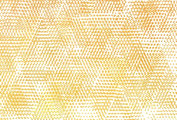 Fond Vectoriel Jaune Clair Avec Triangles Cercles Design Décoratif Dans — Image vectorielle