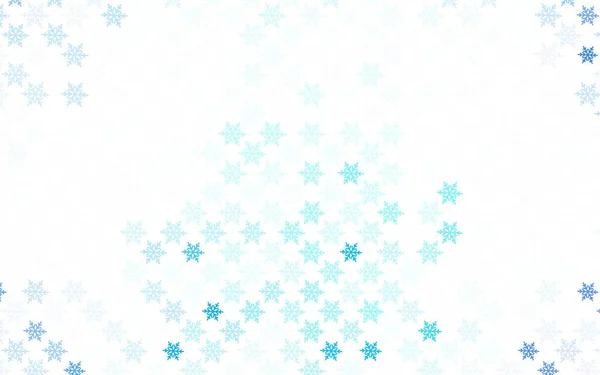 Light Blue Vector Pattern Christmas Style Simple Gradient Illustration Christmas — Stock Vector