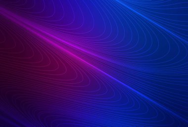 Koyu pembe, keskin çizgileri olan mavi vektör deseni. Renkli çubuklarla, soyut çizimler. Meşgul web siteleriniz için şablon.