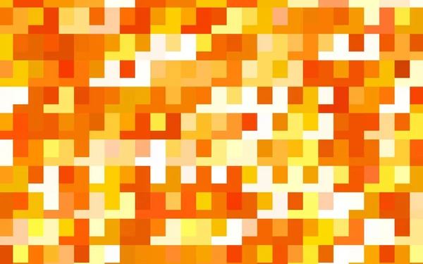 Modello Vettoriale Arancione Chiaro Con Rombo Bella Illustrazione Con Rettangoli — Vettoriale Stock