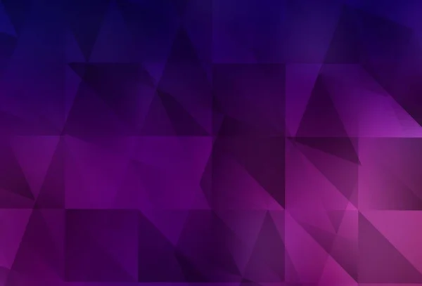 Dark Purple Vektor Low Poly Hintergrund Kreative Illustration Halbtonstil Mit — Stockvektor