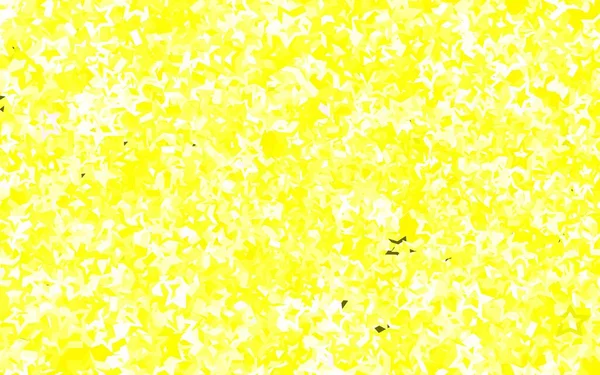 Светло Желтый Векторный Фон Цветными Звездами Размытый Декоративный Дизайн Простом — стоковый вектор