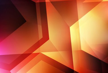 Renkli altıgenli koyu kırmızı vektör deseni. Renkli altıgenli bir resim seti. Marka kitabınız için yeni şablon.