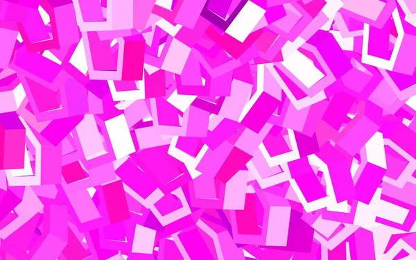Textura Vectorial Rosa Claro Con Hexágonos Colores Hexagones Coloridos Sobre — Archivo Imágenes Vectoriales